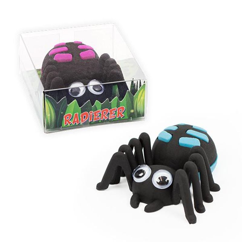 ERASER Spider With Googly Eyes, 4 assorted variations