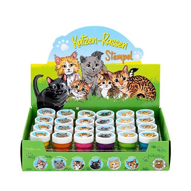 Self-inking Cat Breeds Stamps, choice of 6