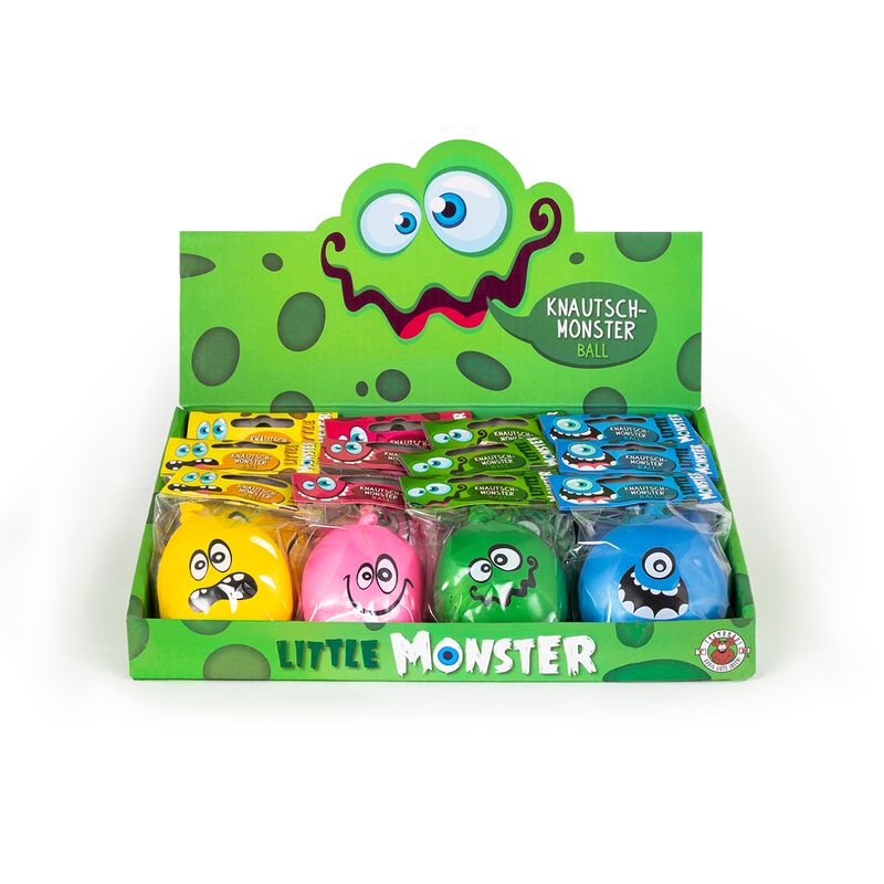 LITTLE MONSTER Monster Crush Ball, approx 55 g, 4 different varieties