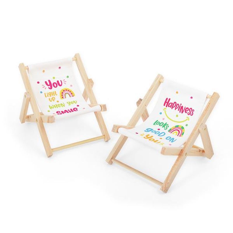 GOOD FEELINGS Smartphone Deck Chair, 2 assorted