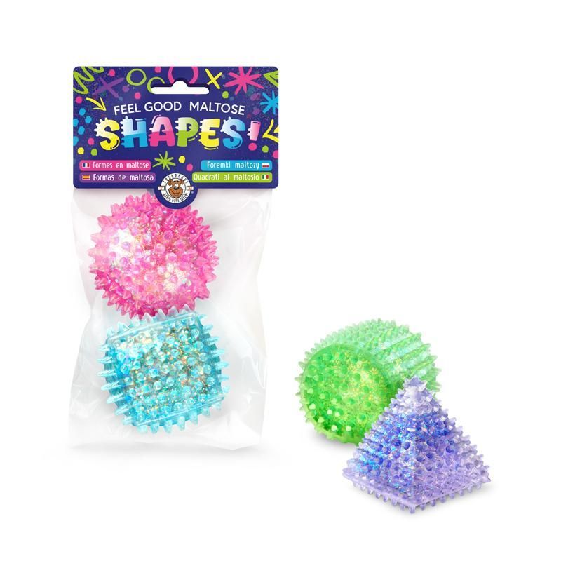 Squeeze Shapes with Glitter, set of 2, 2 assorted