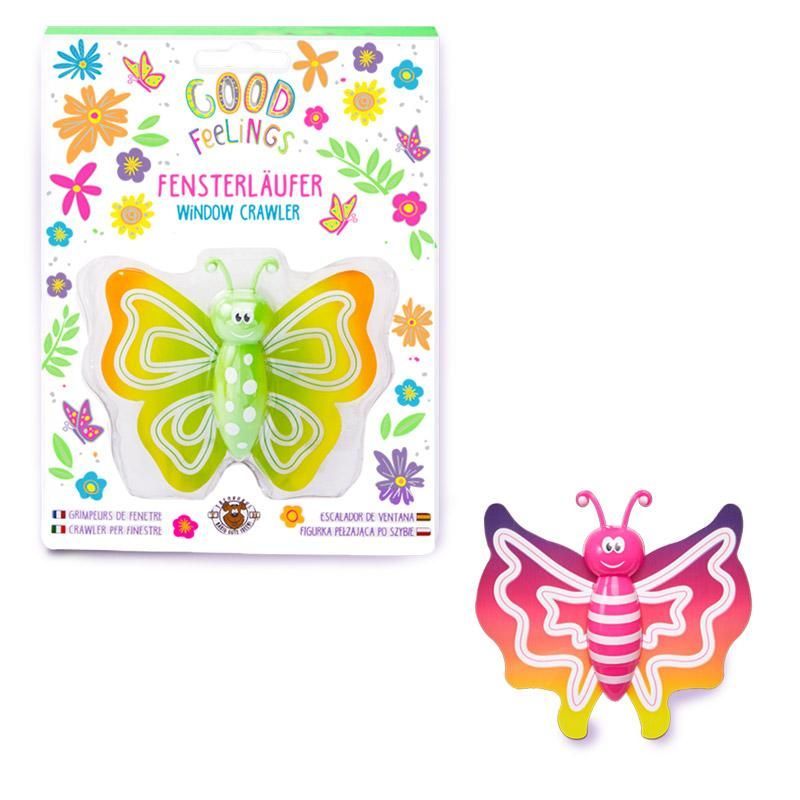 GOOD FEELINGS Window Crawler Butterfly, 2 assorted