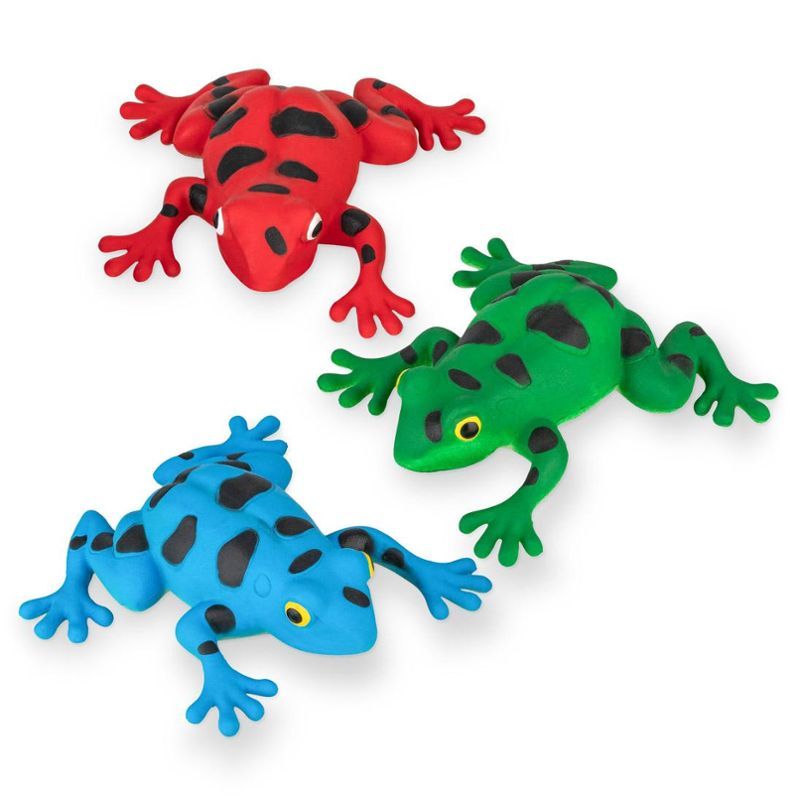 ZOO Light-up toad glow in the dark, 3 assorted