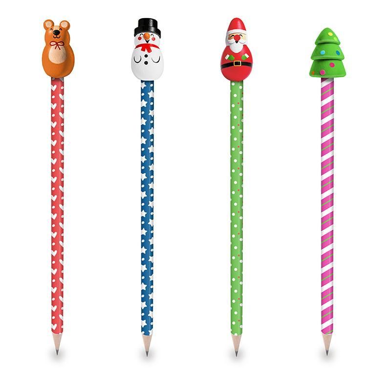 MAGIC MOMENTS SF Pencil with Topper, 4 assorted