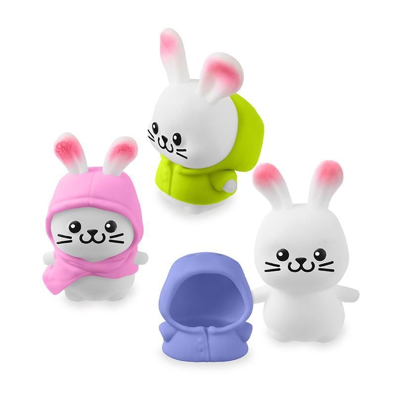 HAPPY SPRING TIME CAPYBARA Squeeze Rabbit With Suit, 3 assorted