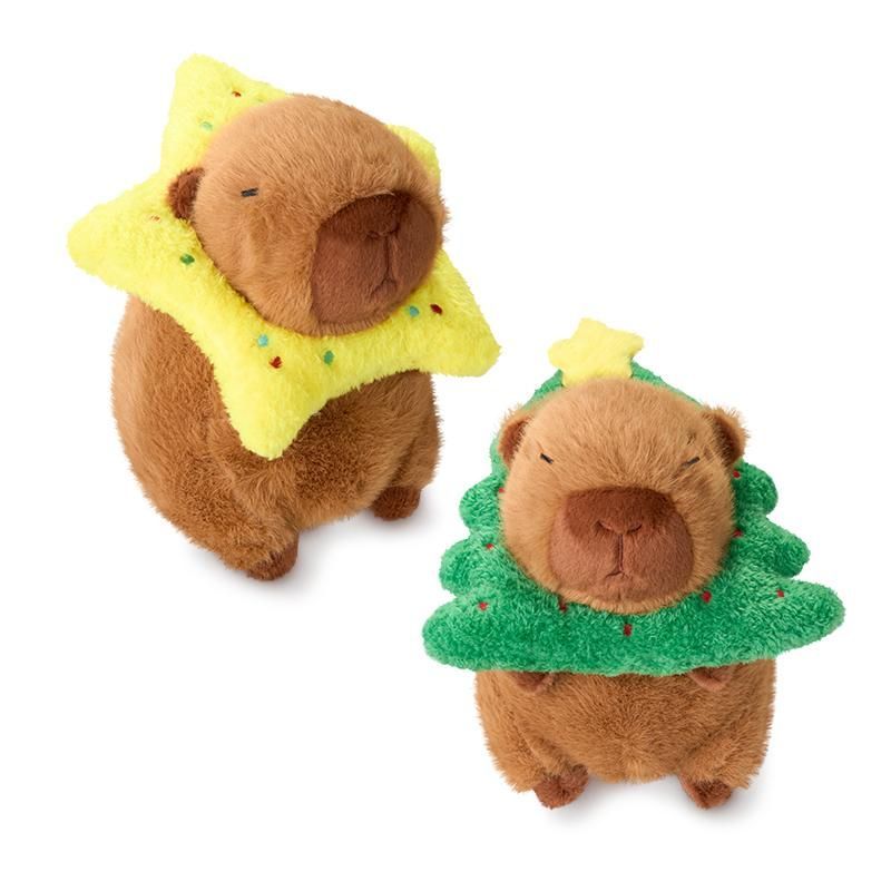 Capybara Plush Christmas, 2 assorted