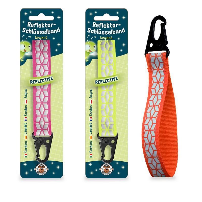 CLASSROOM CHAMPIONS Reflective Lanyard, 3 assorted