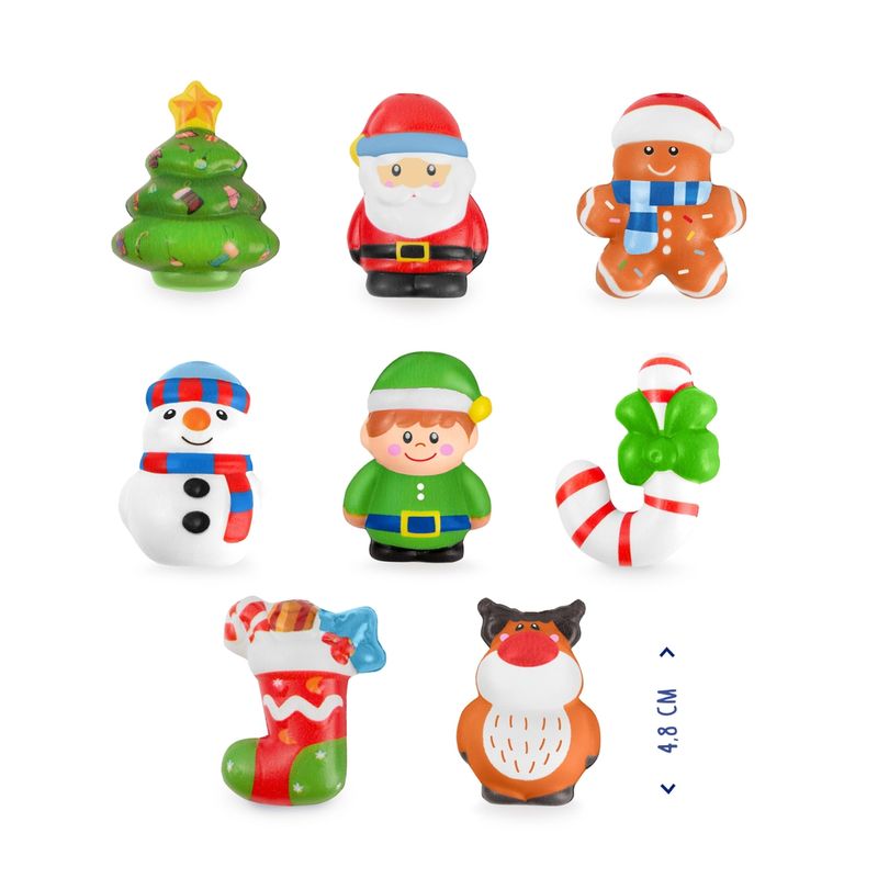MAGIC MOMENTS Anti-Stress Squeeze Snow Friends, 8 assorted