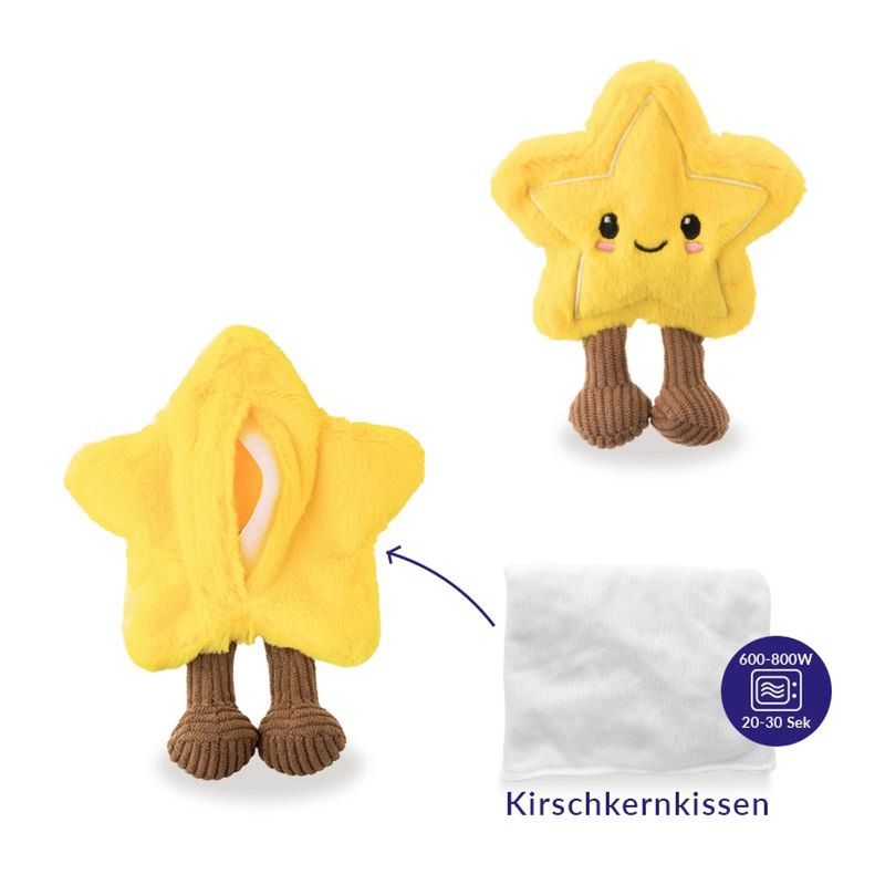 MAKE A WISH Warming Cherry Pit Pillow Cuddly Star