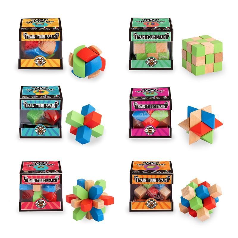Puzzle Cube, 6 assorted