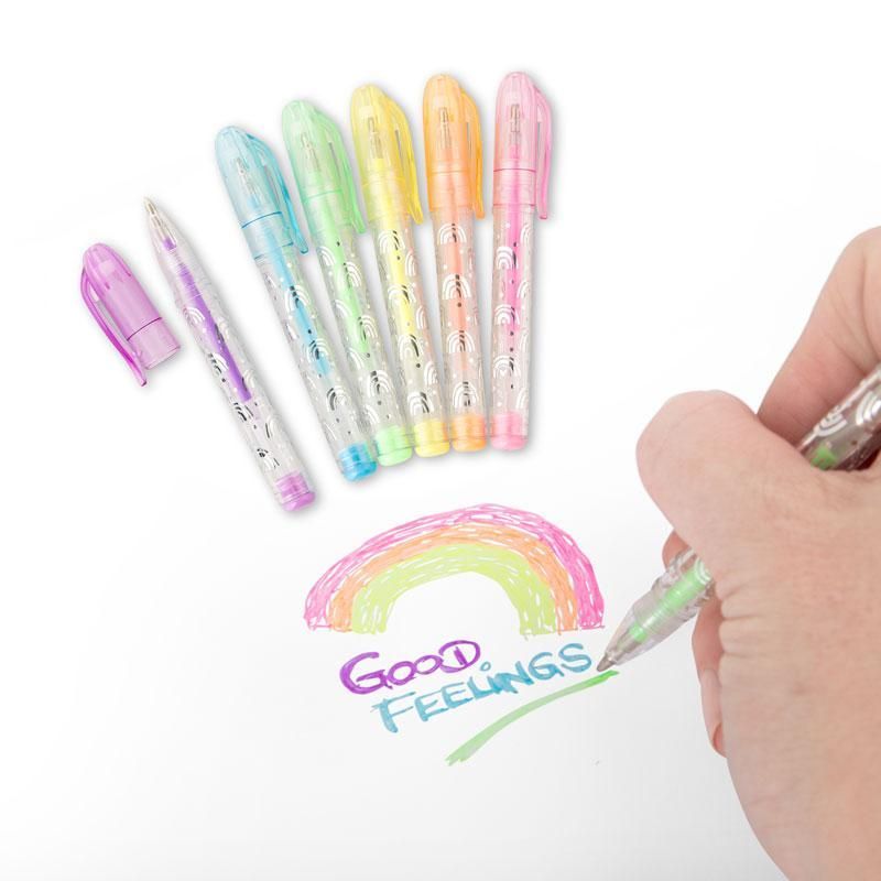 GOOD FEELINGS Mini gel pens in a case of 6, 2 assorted