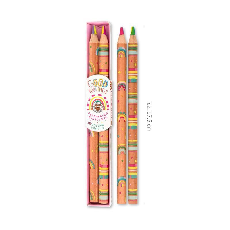 GOOD FEELINGS Rainbow Crayons 2pcs Gift Set