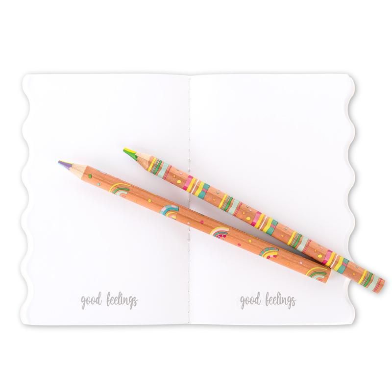 GOOD FEELINGS Rainbow Crayons 2pcs Gift Set