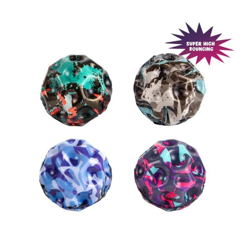 TAKE ACTION High Bouncing Ball 67mm, 4 assorted