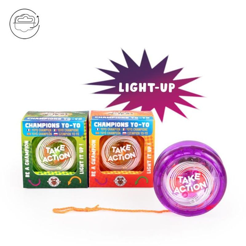 TAKE ACTION Yoyo champion, 3 assorted