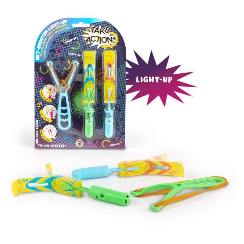 TAKE ACTION Sky-Shooter Light-Up 3-piece, 2 assorted