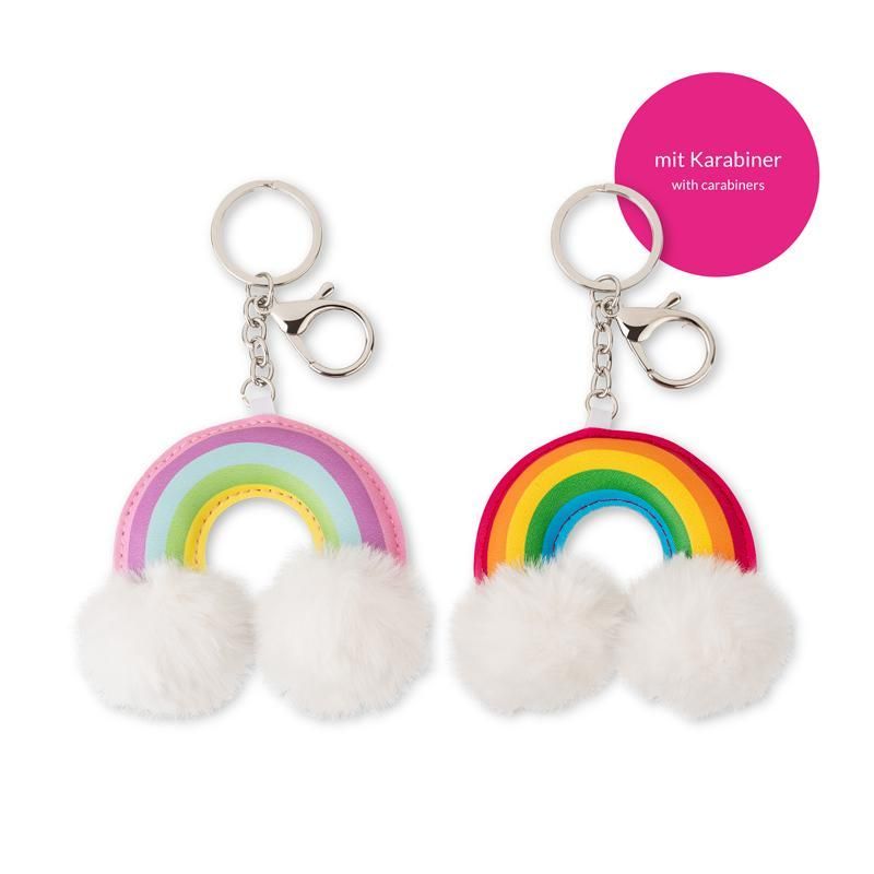 GOOD FEELINGS Rainbow Keychain, 2 assorted