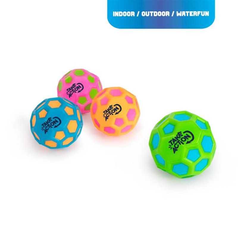 TAKE AKTION FB Mini bouncing balls, 4 assorted