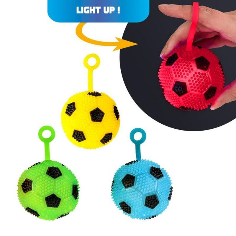 TAKE AKTION FB Light-Up finger play ball Ø 6.2cm, 4 assorted