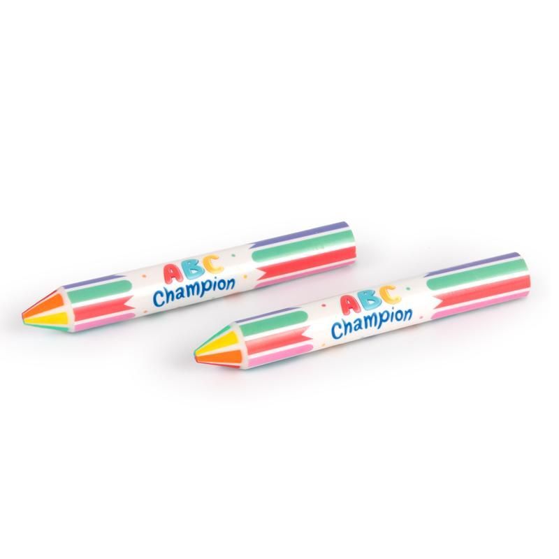 ABC CHAMPIONS Eraser pencil Jumbo, 4 assorted