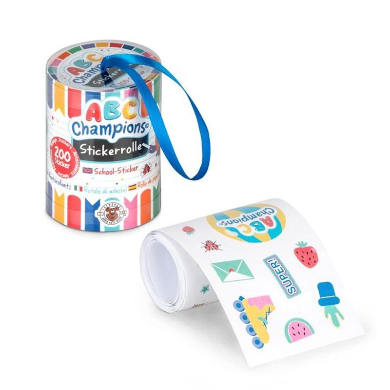 ABC CHAMPIONS Sticker roll 200 pieces