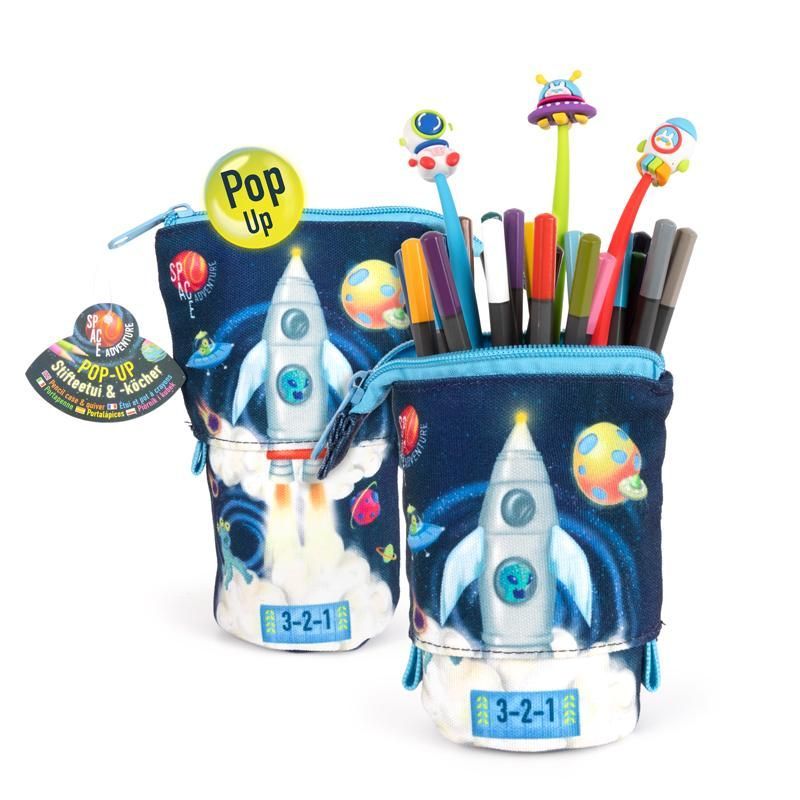 SPACE ADVENTURE Pop Up Pencil Case & Quiver