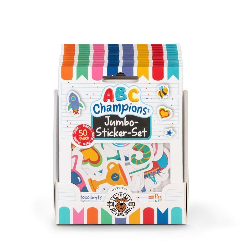 ABC CHAMPIONS Jumbo sticker set 50 pieces
