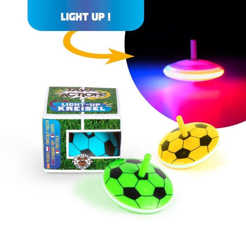 TAKE AKTION FB Light & Jump footballs Ø 6.3cm, 3 assorted