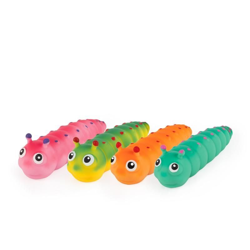 Squeezy Caterpillar, 4 assorted