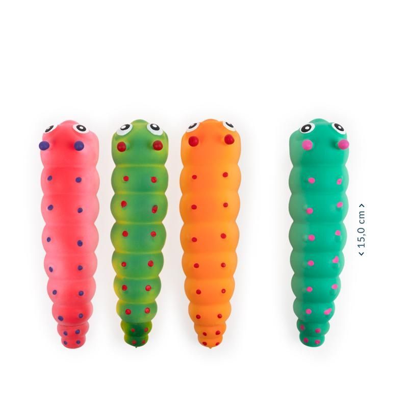 Squeezy Caterpillar, 4 assorted