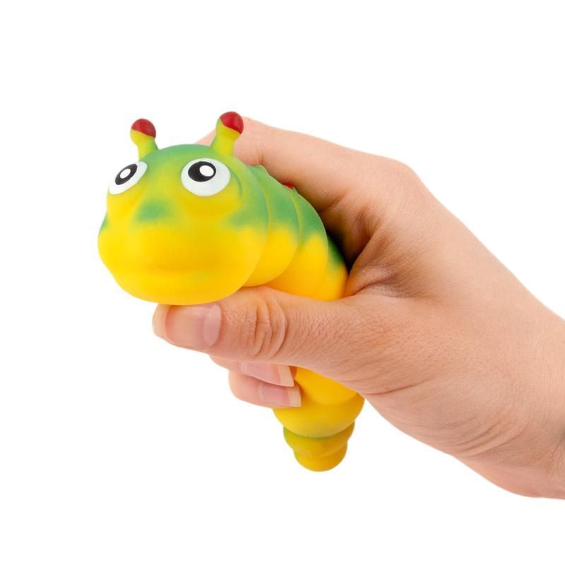 Squeezy Caterpillar, 4 assorted