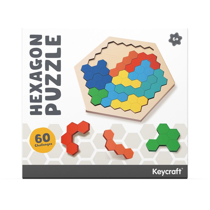 Wooden Hexagon Puzzle Game FSC 100%