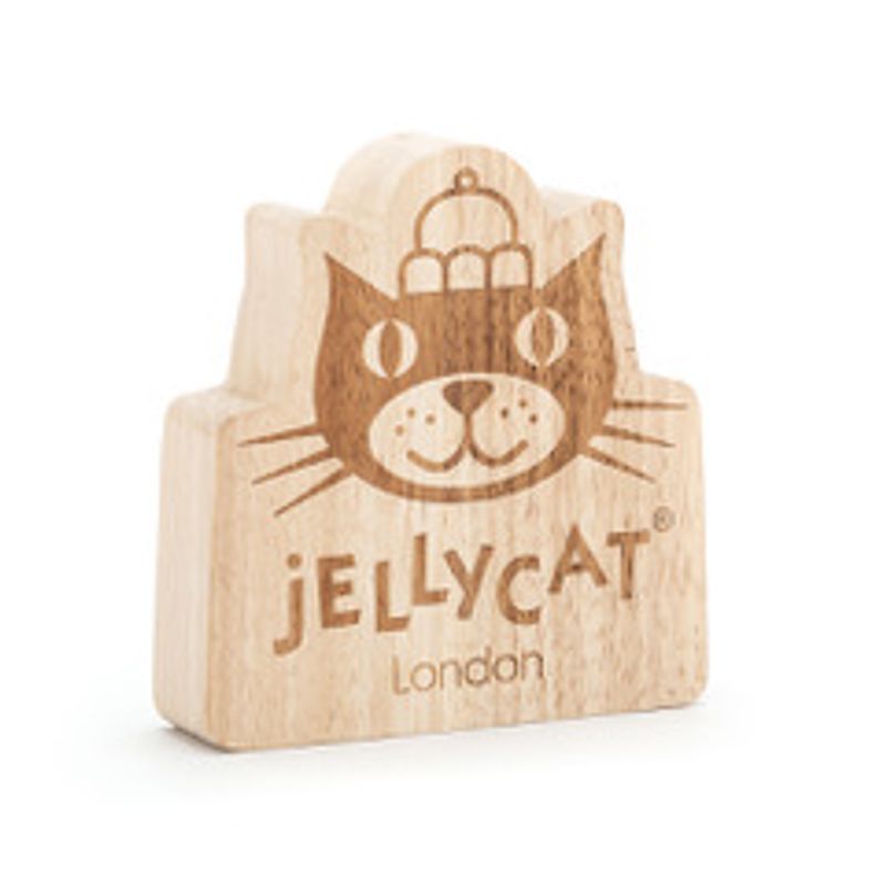 Jellycat wooden logo