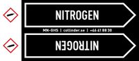 Flo-Code Medicin Medicinsk Nitrogen med GHS symbol