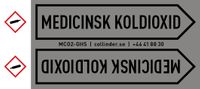 Flo-Code Medicin Medicinsk Koldioxid med GHS symbol