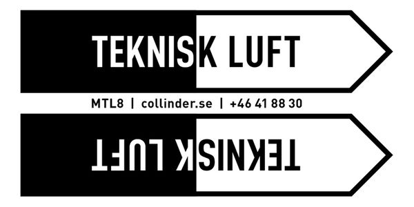 Flo-Code Medicin tejp 50 mm x 2 m Teknisk luft vit/svart med svart/vit text
