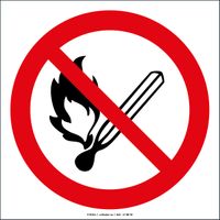 102 Rökning och öppen eld förbjuden