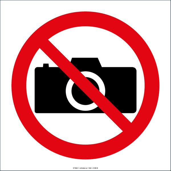 118 Fotografering förbjuden