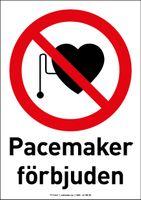 111 Pacemaker förbjuden