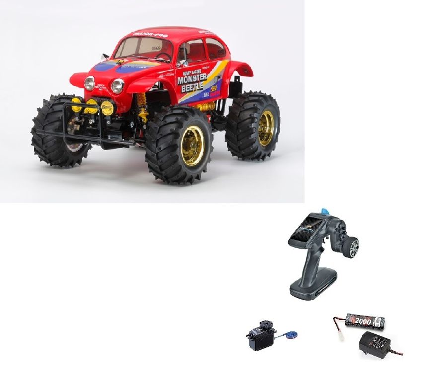 Komplett Radiostyrd Byggsats Tamiya Monster Beetle