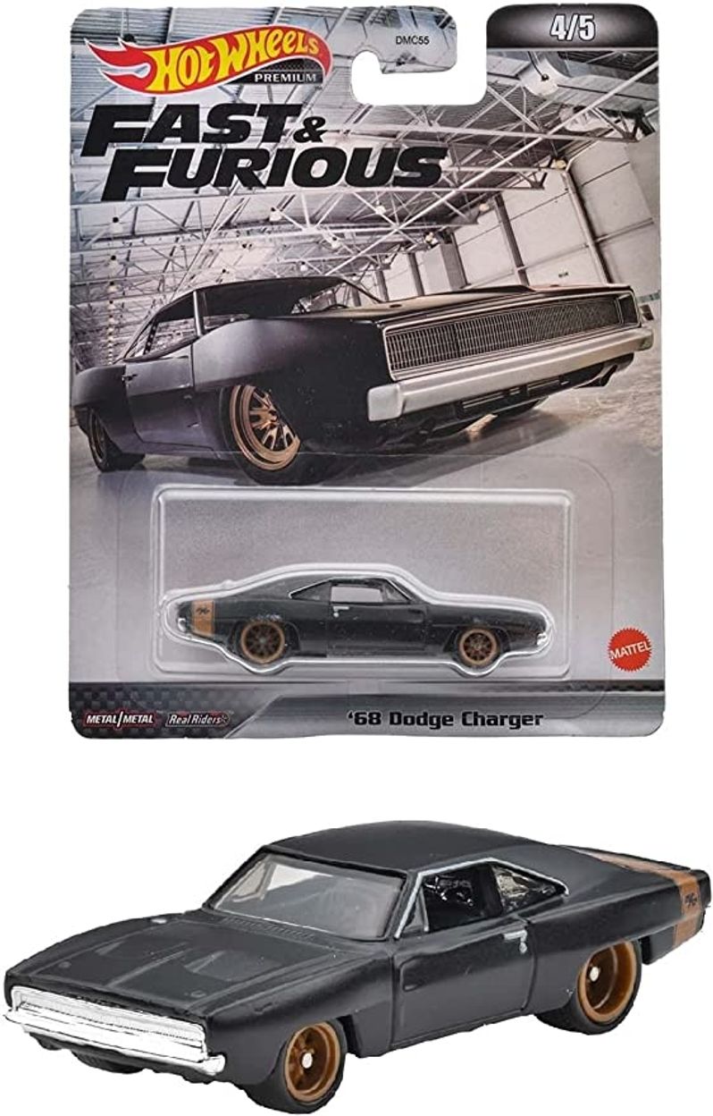Hot Wheels HCP17 Retro Entertainment, Fast and Furious '68 Dodge Charger