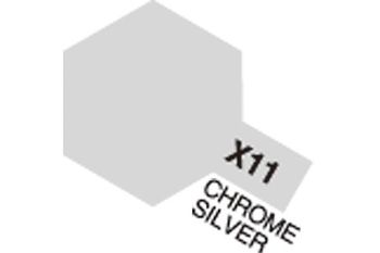 Tamiya ACRYLIC MINI X-11 CHROME SILVER