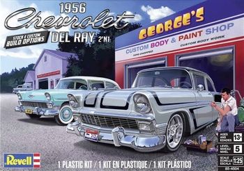 Revell 1956 Chevrolet Del Ray 2 ‘n 1 Stock or Custom Kit 1/25 Scale 85-4504