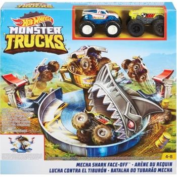 Hot Wheels Monster Truck Mecha Shark Face-Off