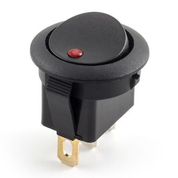 Ampire Strömbrytare On/Off Röd LED