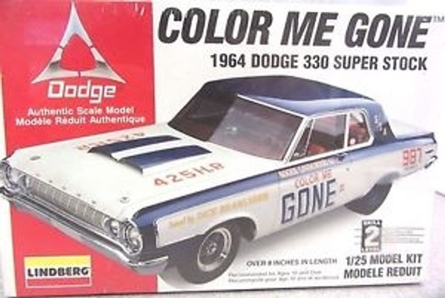 1964 Dodge 330 Super Sport Plastbyggsats Lindberg72156