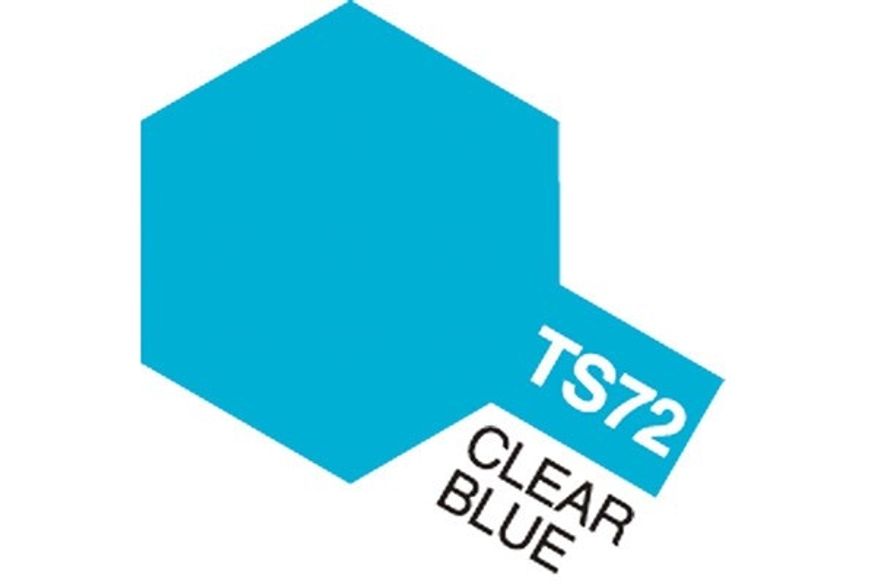 Tamiya TS-72 CLEAR BLUE spray