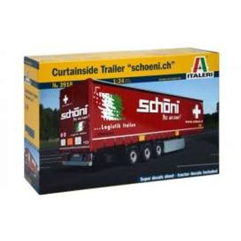 1/24 Curtainside Trailer Byggsats