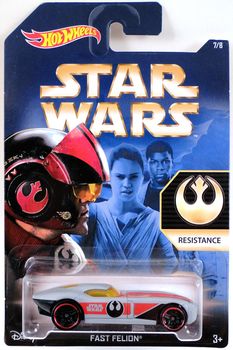 Hot Wheels Star Wars 7/8 Resistance Fast Felion Grey CKJ42