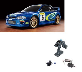 Komplett Radiostyrd Byggsats Tamiya Subaru Impreza Monte-Carlo '99